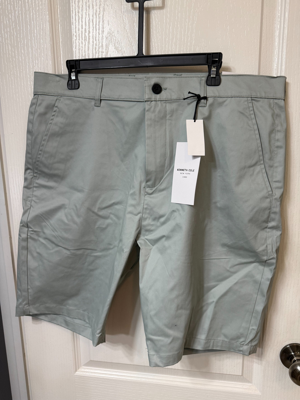 Kenneth Cole Chino Shorts Gray Size 38 Techni-Cole